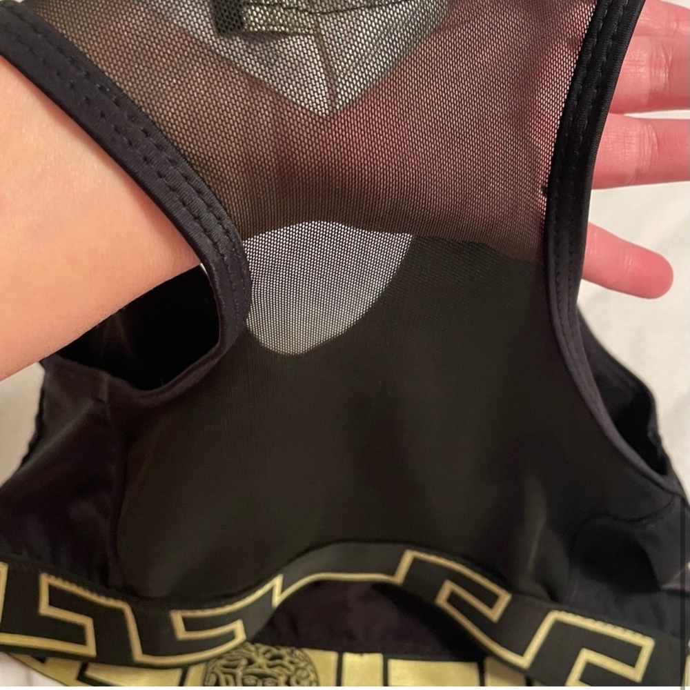 Womens Versace Greca Border sports bra size large - Picture 5 of 8